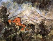 Paul Cezanne La Montagne Sainte-Victoire et le Chateau Noir oil on canvas